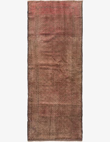 2' 8 x 6' 10 Hand Knotted Ultra Vintage Persian Wool Runner Rug