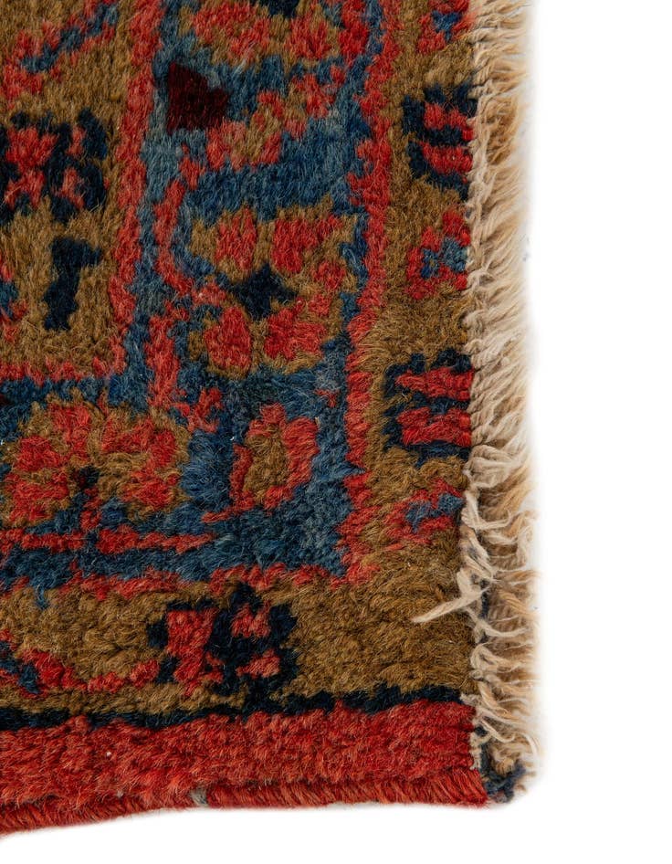 Detail image of 2' 9 x 10' 5  Hand Knotted Yalameh Wool Runner Rug