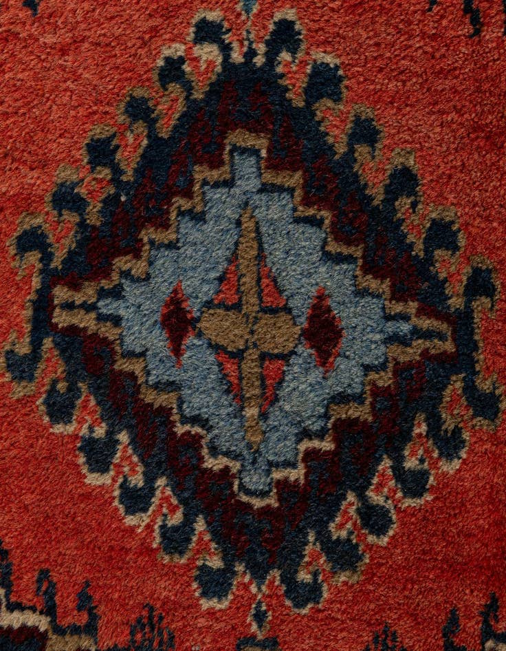 Detail image of 2' 9 x 10' 5  Hand Knotted Yalameh Wool Runner Rug