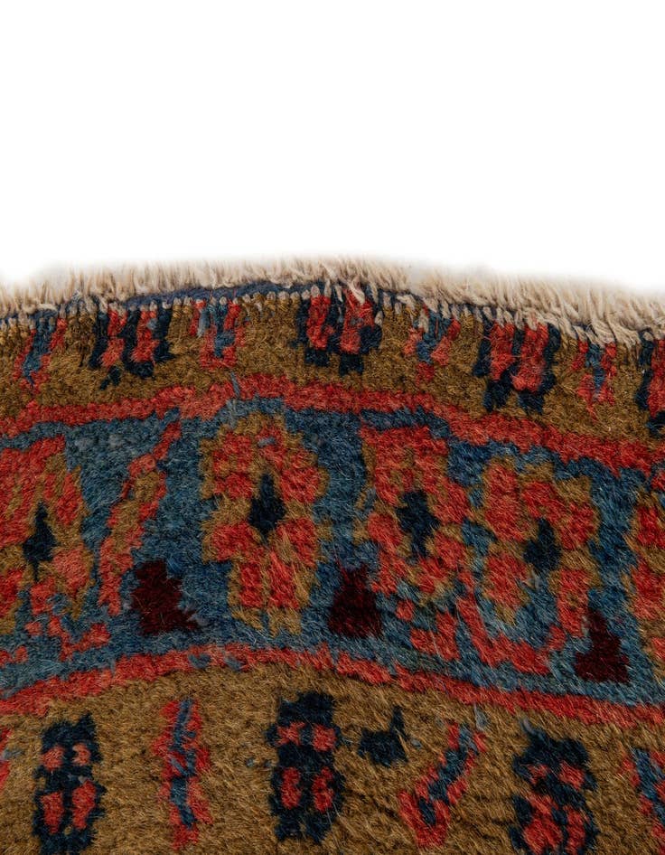 Detail image of 2' 9 x 10' 5  Hand Knotted Yalameh Wool Runner Rug