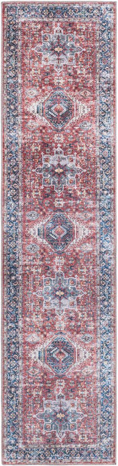 Detail image of 2' x 8' Washable Yara Runner Rug