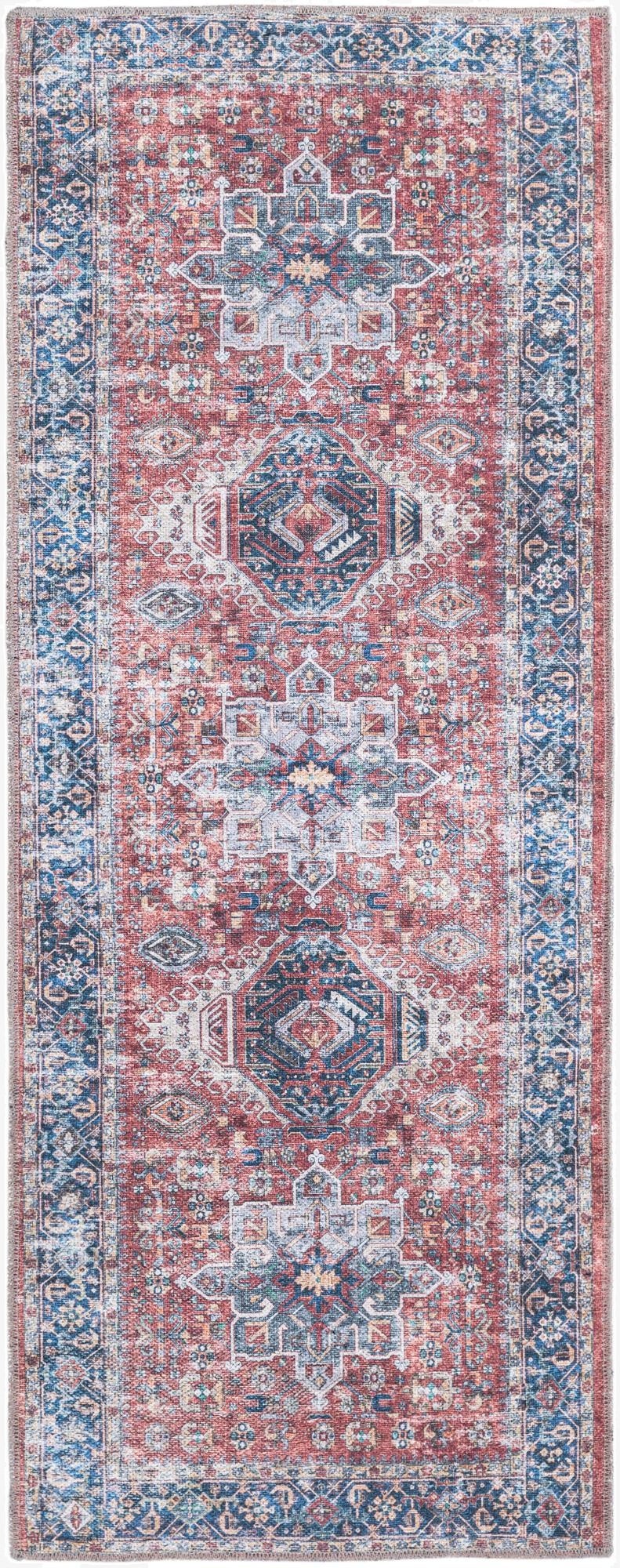 Primary image 2' x 5'  Washable Yara Runner Rug