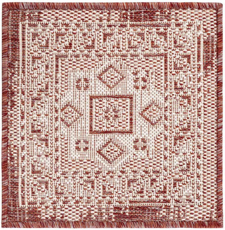 1' 4 x 1' 4 Easy-Clean Aztec Indoor / Outdoor Sample Rug