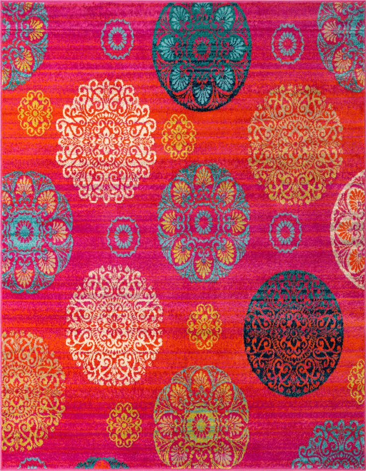 Detail image of 7' 10 x 7' 10 Azalea Square Rug