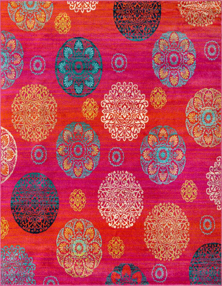 Detail image of 10' x 10' Azalea Square Rug