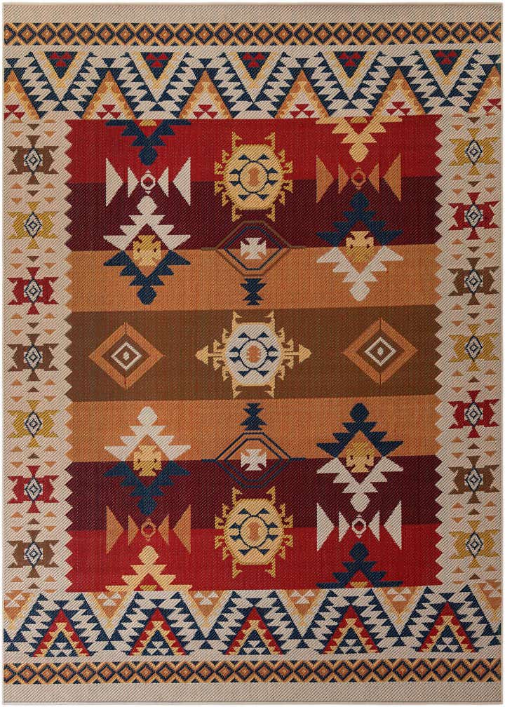 10' x 10' Easy-Clean Baja Indoor / Outdoor Square Rug