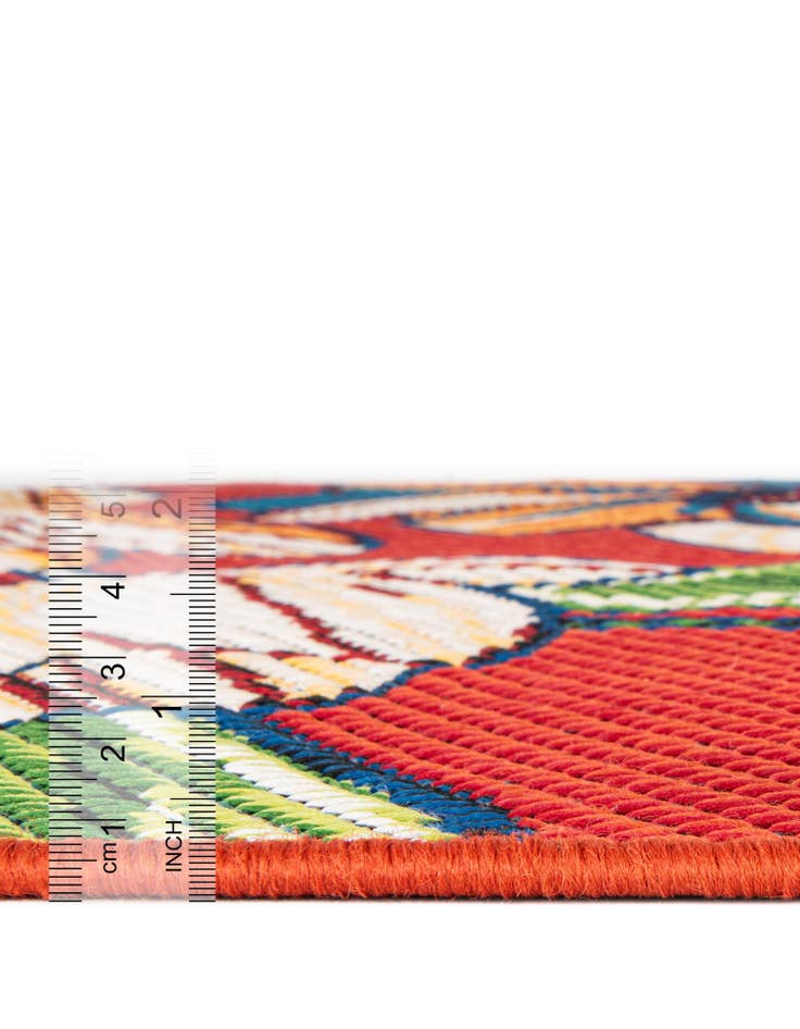 Detail image of 7' 10 x 7' 10 Easy-Clean Baja Indoor / Outdoor Square Rug