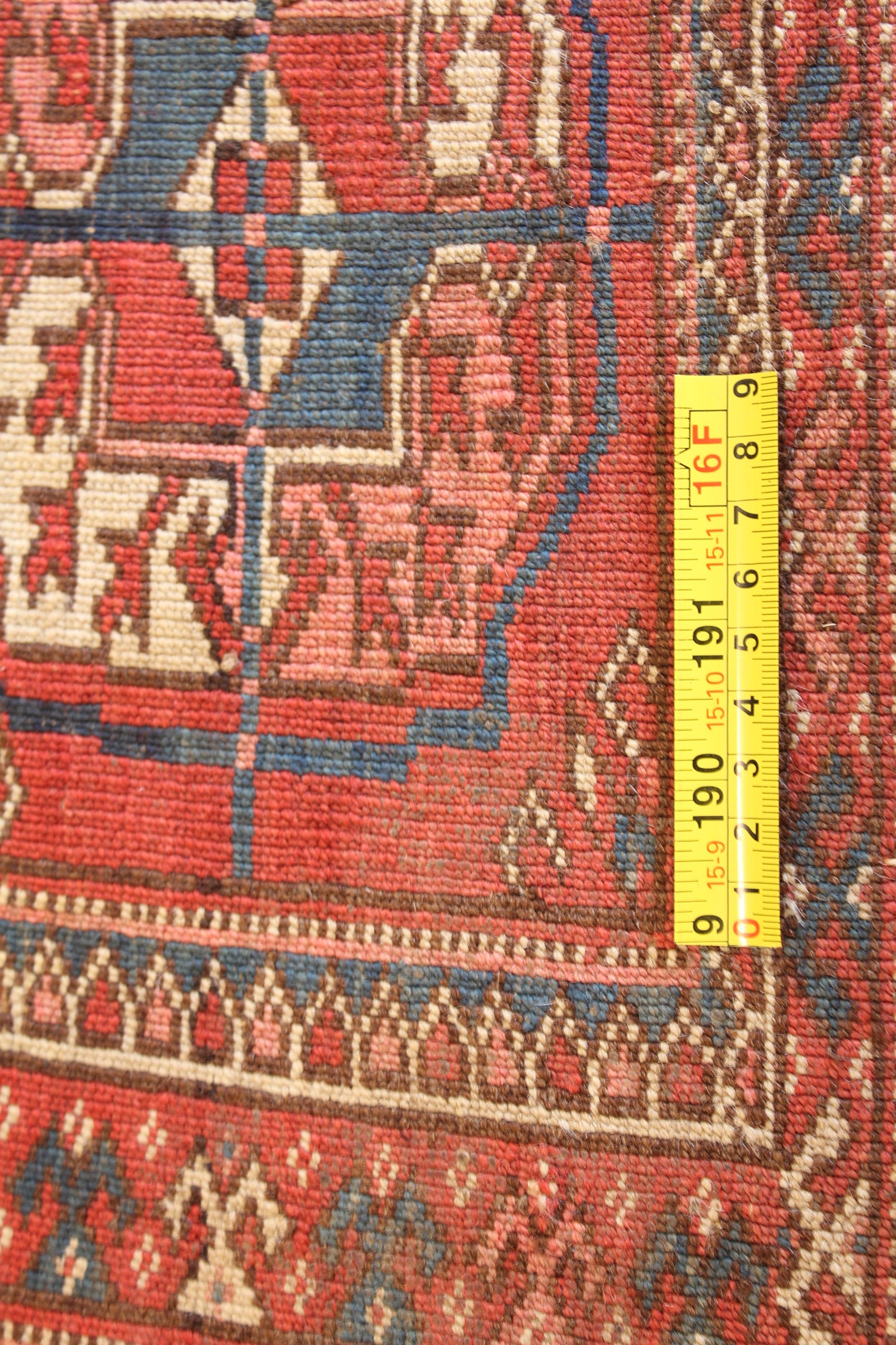 4' 4 x 5' 2 Hand Knotted Balouch Persian Wool Square Rug