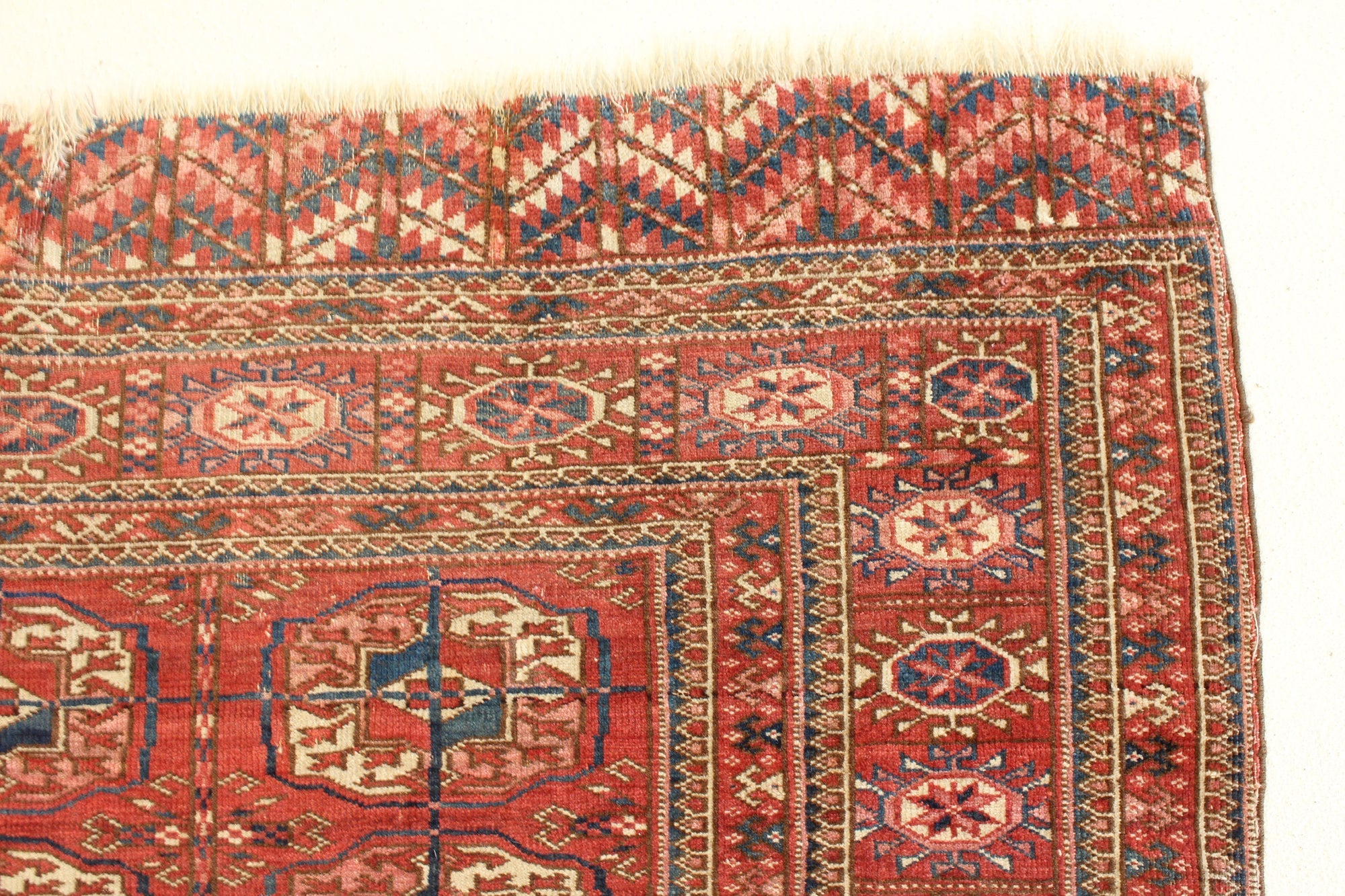 4' 4 x 5' 2 Hand Knotted Balouch Persian Wool Square Rug