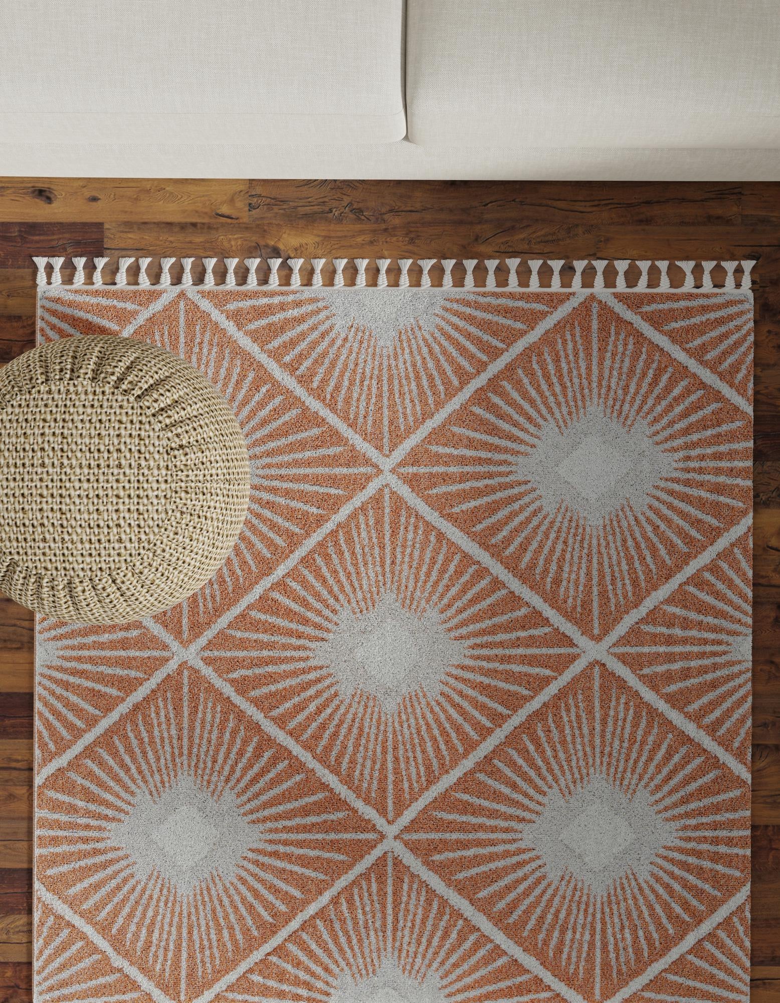 7' 10 x 7' 10 Boho Square Rug