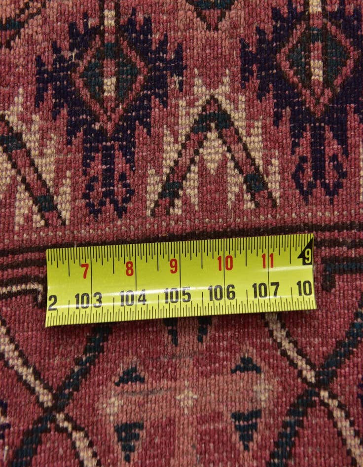 Detail image of 6' 3 x 6' 4 Hand Knotted Bokhara Wool Square Rug