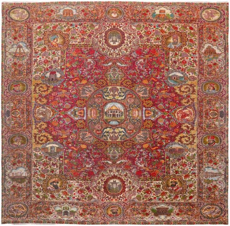 Detail image of 7' 9 x 7' 9 Boutique Square Rug