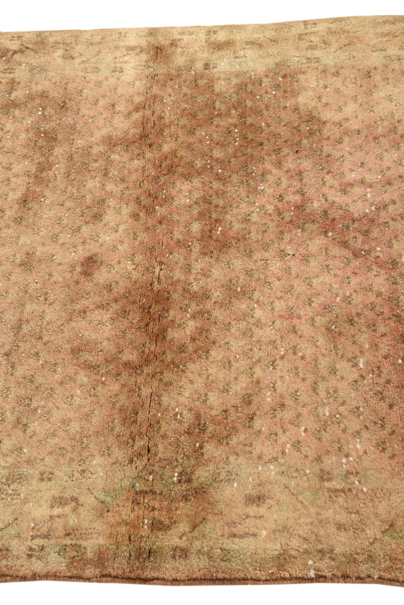 3' 8 x 4' 10 Hand Knotted Hamedan Persian Wool Square Rug