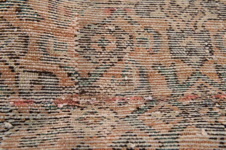 2' 10 x 9' 2 Hand Knotted Hamedan Persian Wool Square Rug