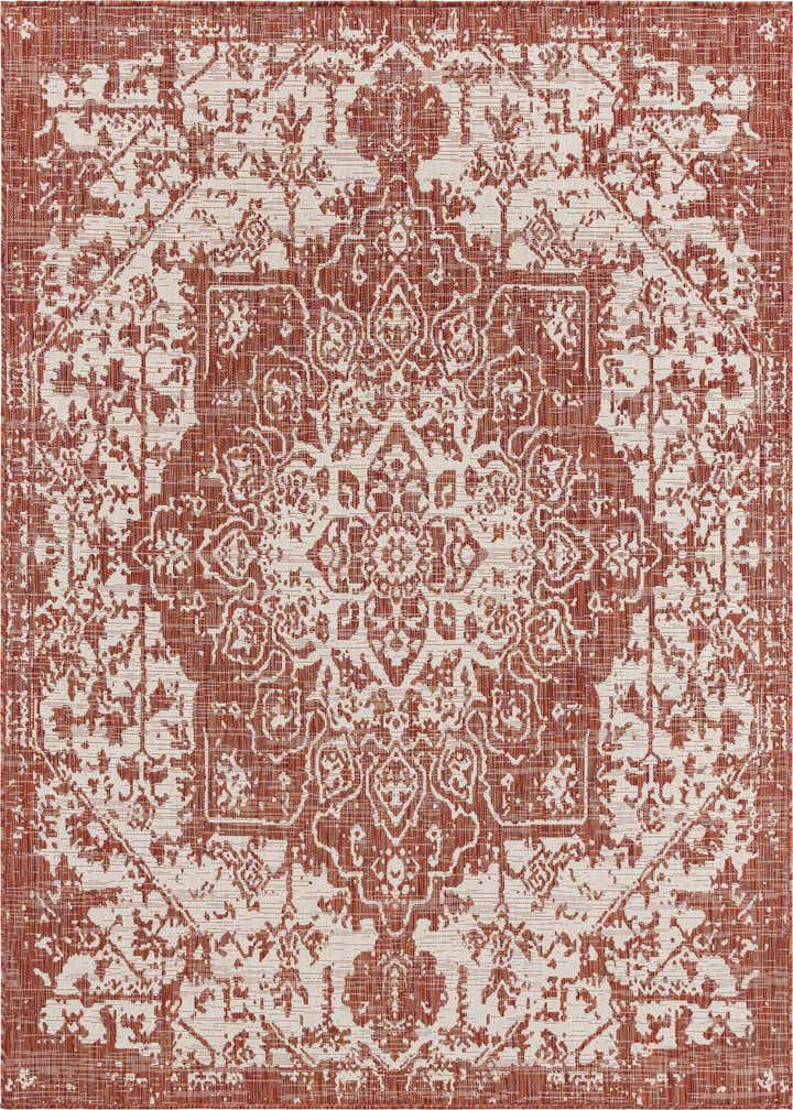 7' 10 x 7' 10 Easy-Clean Jill Zarin Dubai Indoor / Outdoor Square Rug