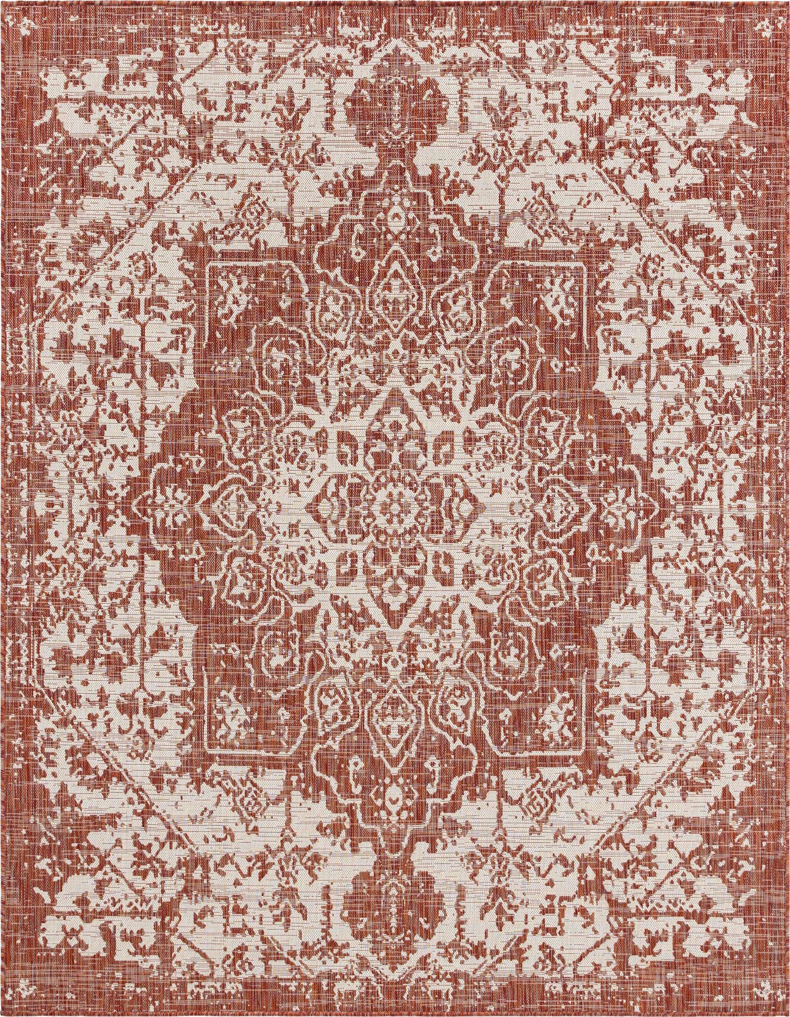 7' 10 x 7' 10 Easy-Clean Jill Zarin Dubai Indoor / Outdoor Square Rug