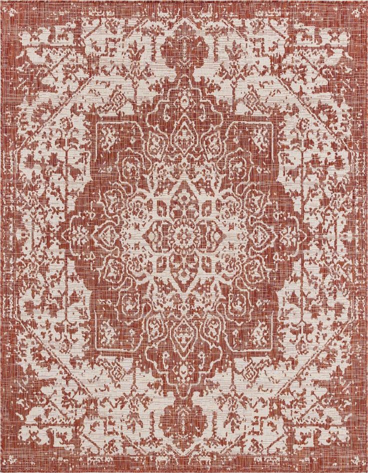 Detail image of 7' 10 x 7' 10 Easy-Clean Jill Zarin Dubai Indoor / Outdoor Square Rug