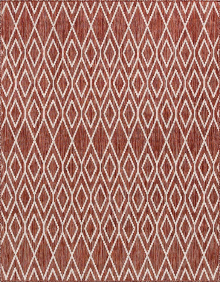 Detail image of 7' 10 x 7' 10 Easy-Clean Jill Zarin Turks and Caicos Indoor / Outdoor Square Rug