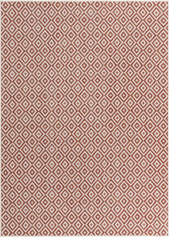 7' 10 x 7' 10 Easy-Clean Jill Zarin Costa Rica Indoor / Outdoor Square Rug