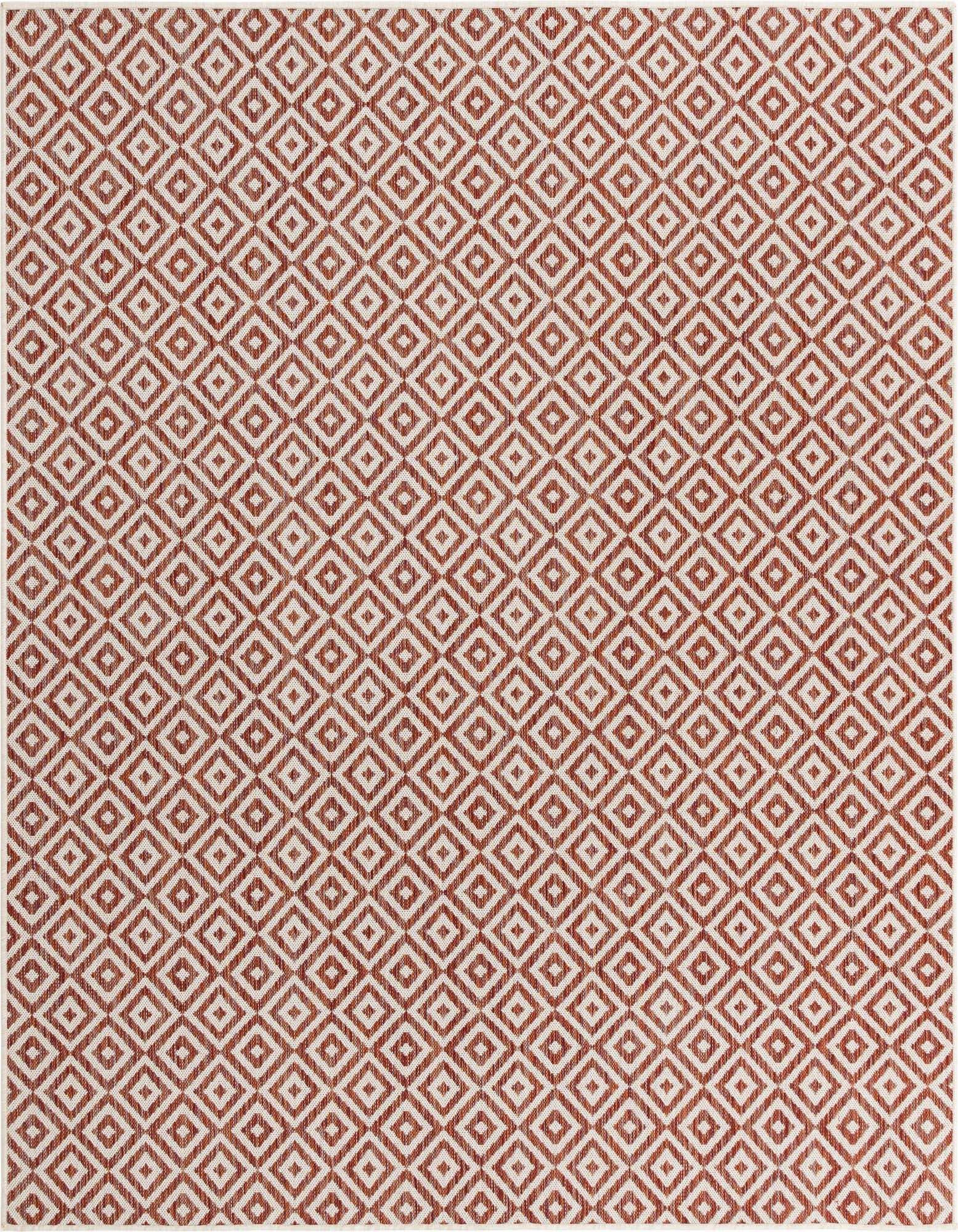 7' 10 x 7' 10 Easy-Clean Jill Zarin Costa Rica Indoor / Outdoor Square Rug