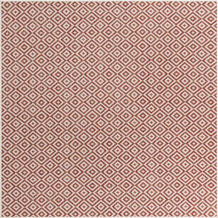 7' 10 x 7' 10 Easy-Clean Jill Zarin Costa Rica Indoor / Outdoor Square Rug