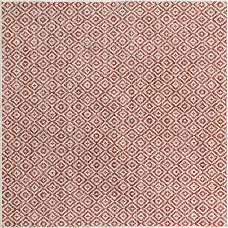 Detail image of 7' 10 x 7' 10 Easy-Clean Jill Zarin Costa Rica Indoor / Outdoor Square Rug