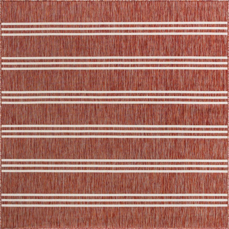 Detail image of 7' 10 x 7' 10 Easy-Clean Jill Zarin Anguilla Indoor / Outdoor Square Rug