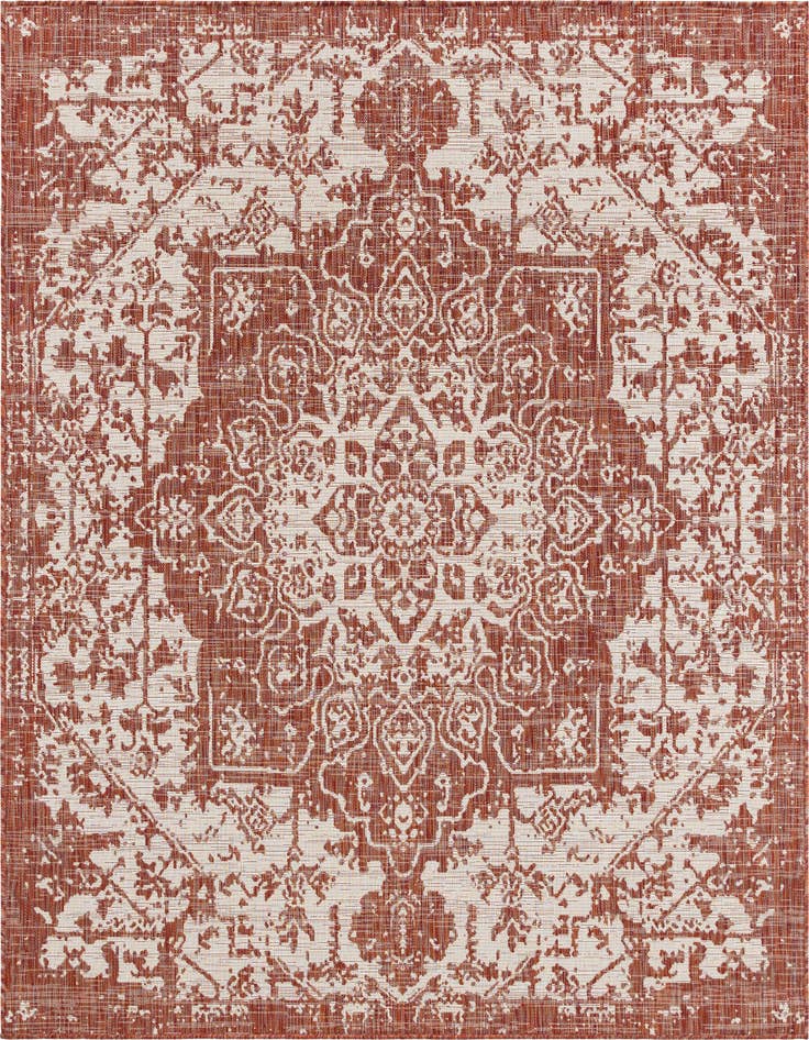 Detail image of 13' x 13' Easy-Clean Jill Zarin Dubai Indoor / Outdoor Square Rug