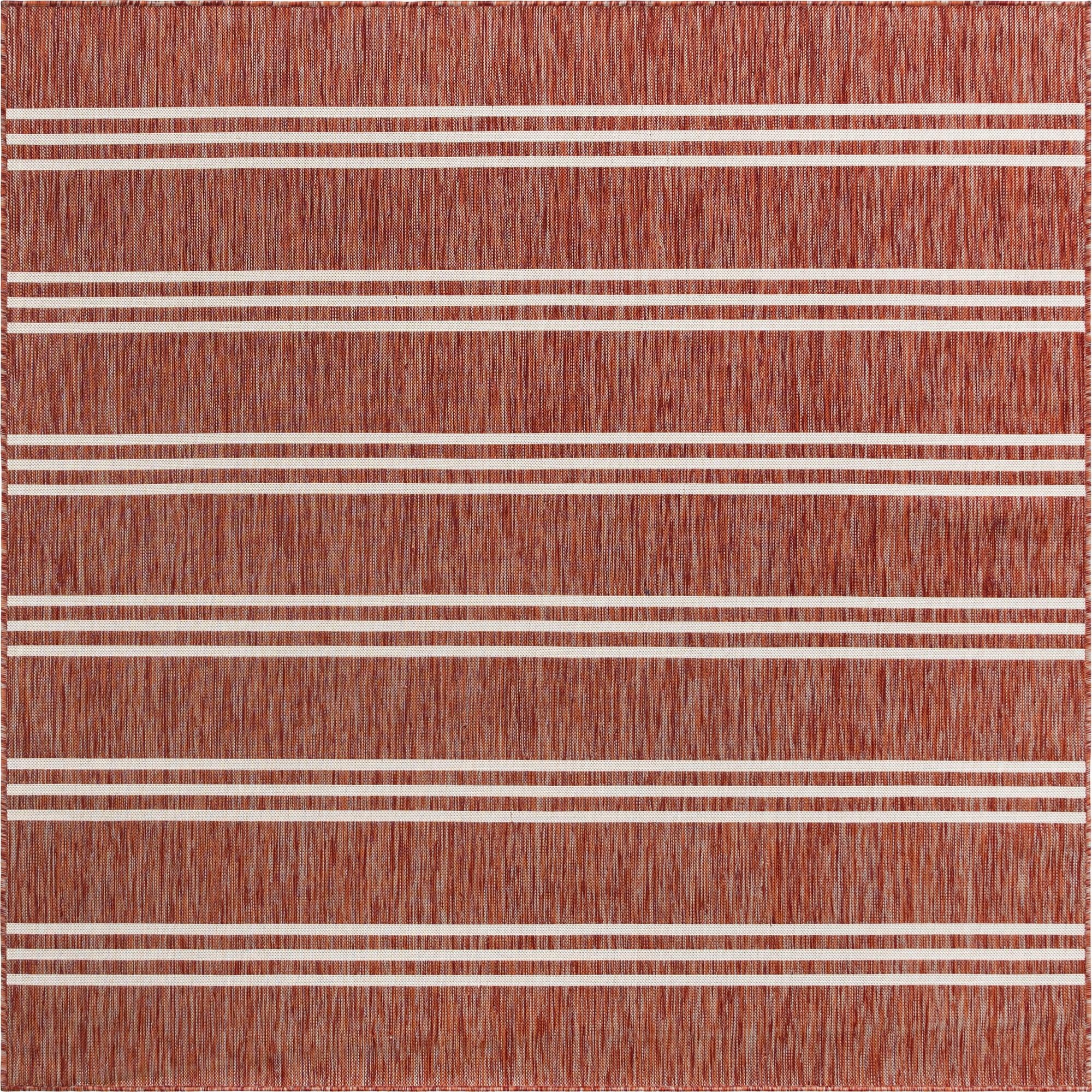 7' 10 x 7' 10  Washable Jill Zarin Anguilla Indoor / Outdoor Square Rug