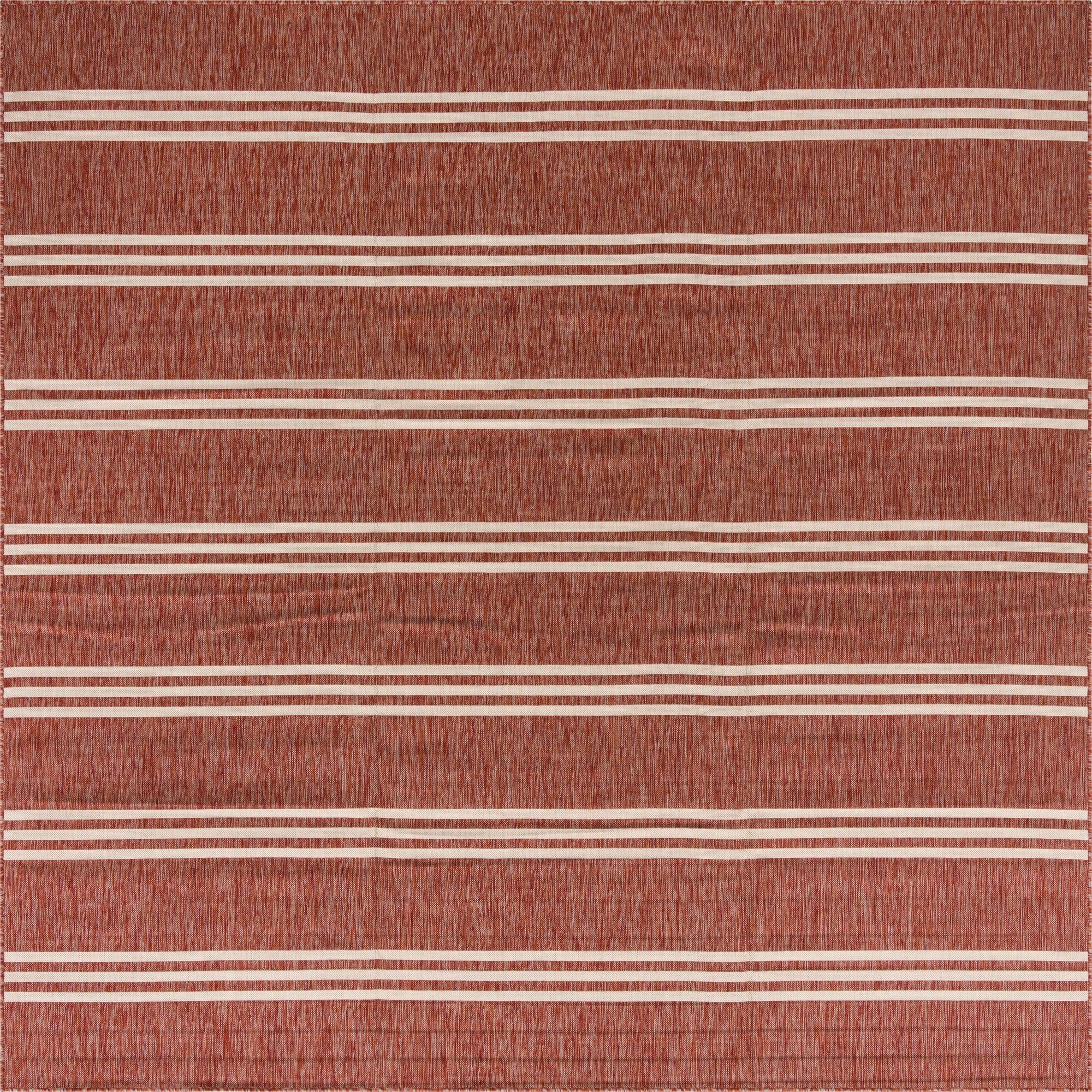 Primary image 10' 8 x 10' 8  Washable Jill Zarin Anguilla Indoor / Outdoor Square Rug
