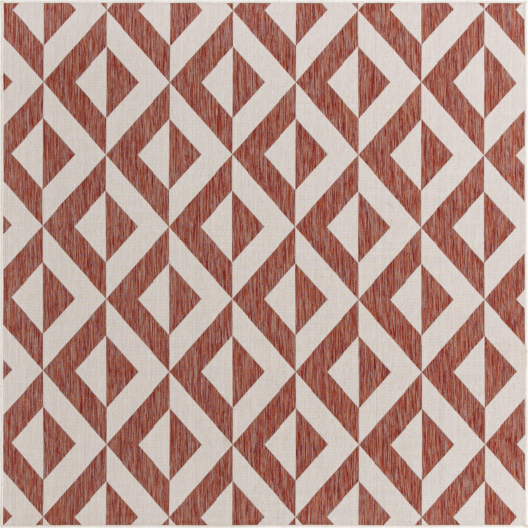 7' 10 x 7' 10  Washable Jill Zarin Napa Indoor / Outdoor Square Rug
