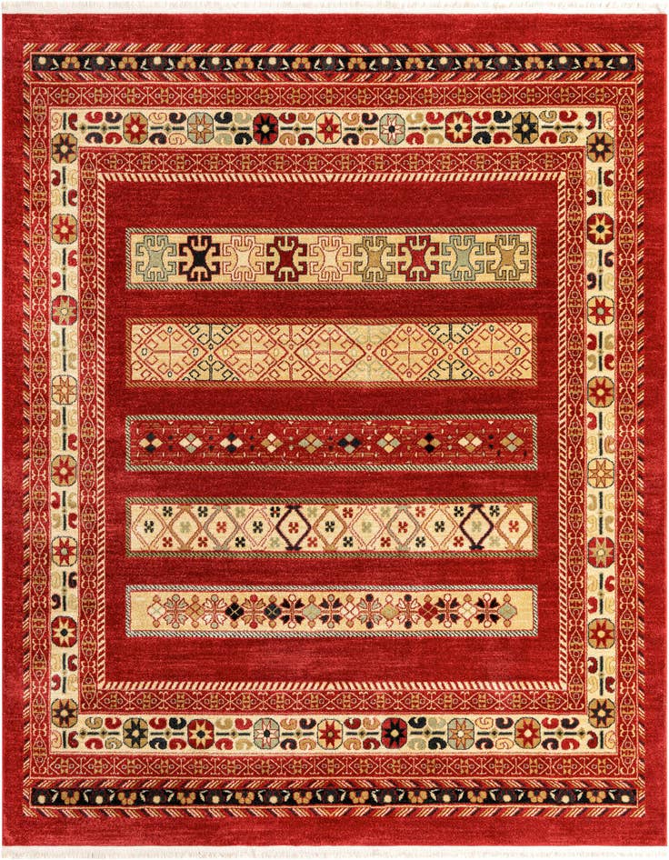 Detail image of 8' x 8' Kashkuli Gabbeh Square Rug