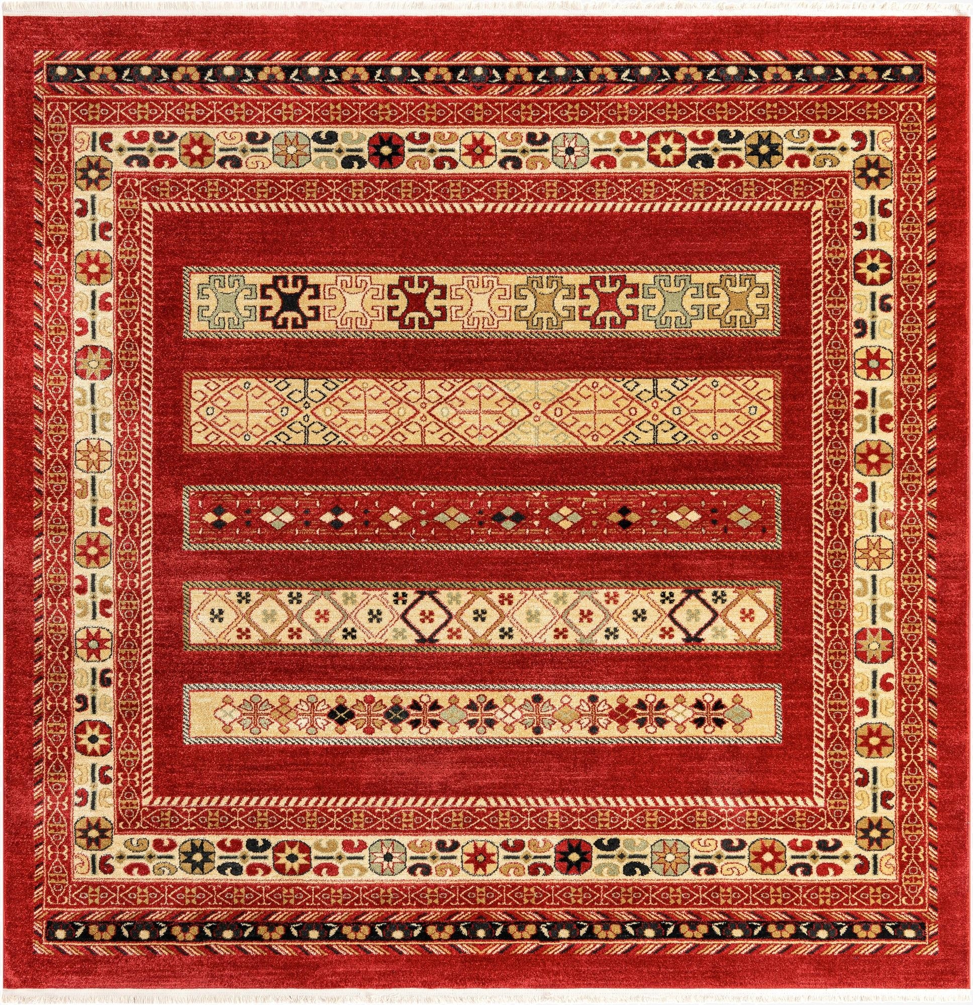 Primary image 8' x 8' Kashkuli Gabbeh Square Rug