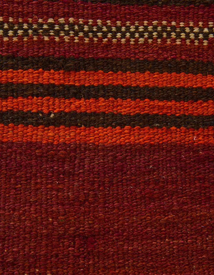 3' 2 x 3' 2 Hand Woven Kilim Fars Wool Square Rug