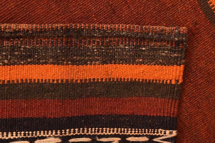 3' 9 x 3' 10 Hand Woven Kilim Fars Wool Square Rug