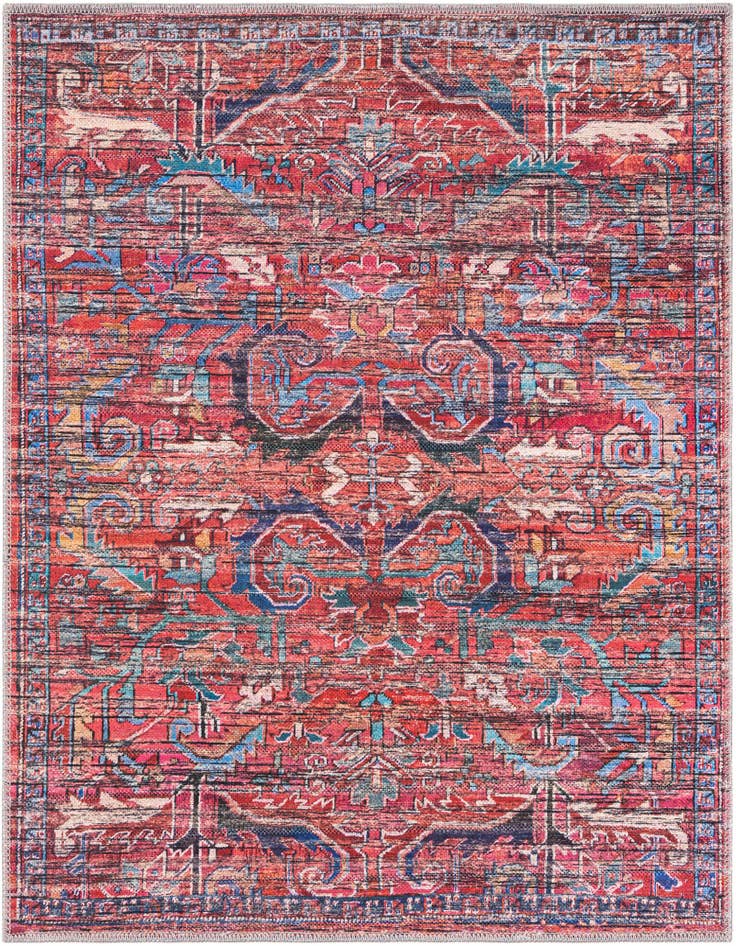 Detail image of 3' 3 x 3' 3 Washable Maahru Square Rug