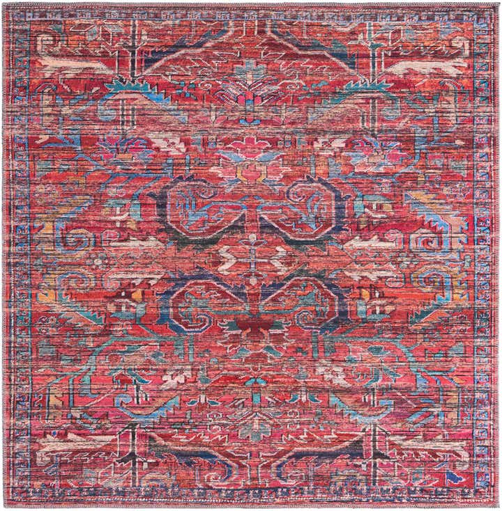 5' 3 x 5' 3 Washable Maahru Square Rug