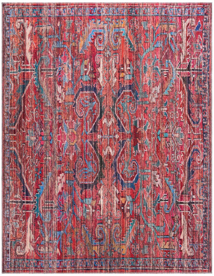 Detail image of 7' 3 x 7' 3 Washable Maahru Square Rug