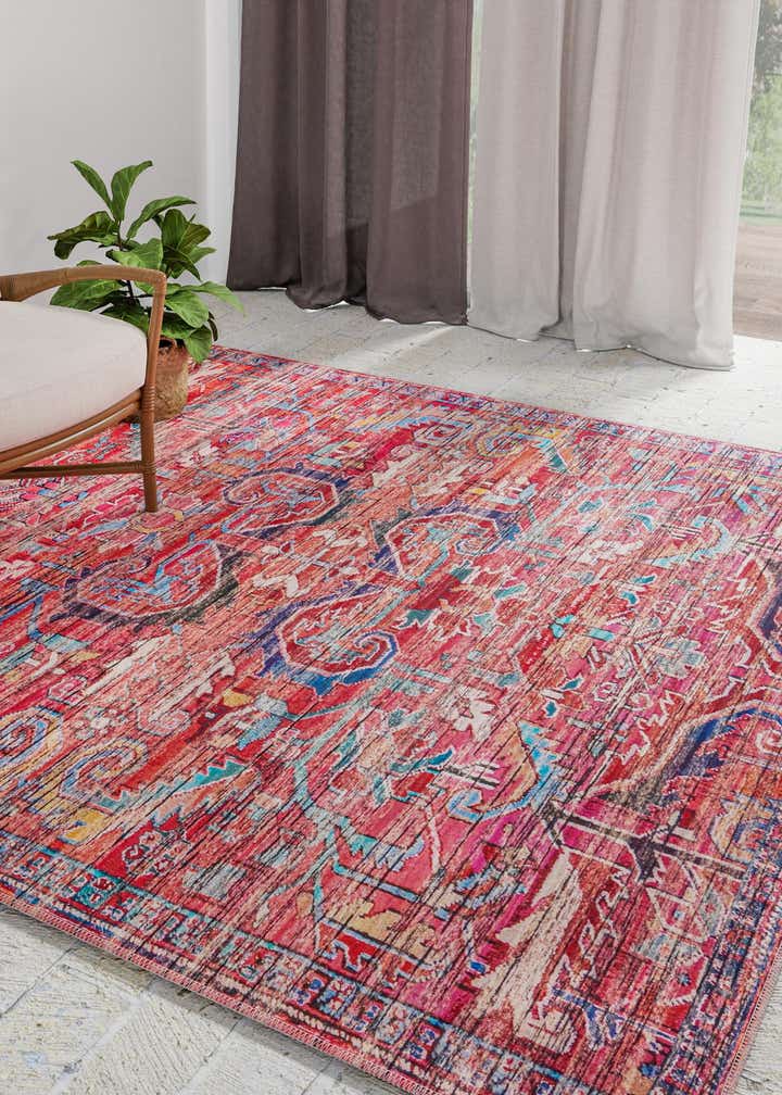 7' 10 x 7' 10 Washable Maahru Square Rug