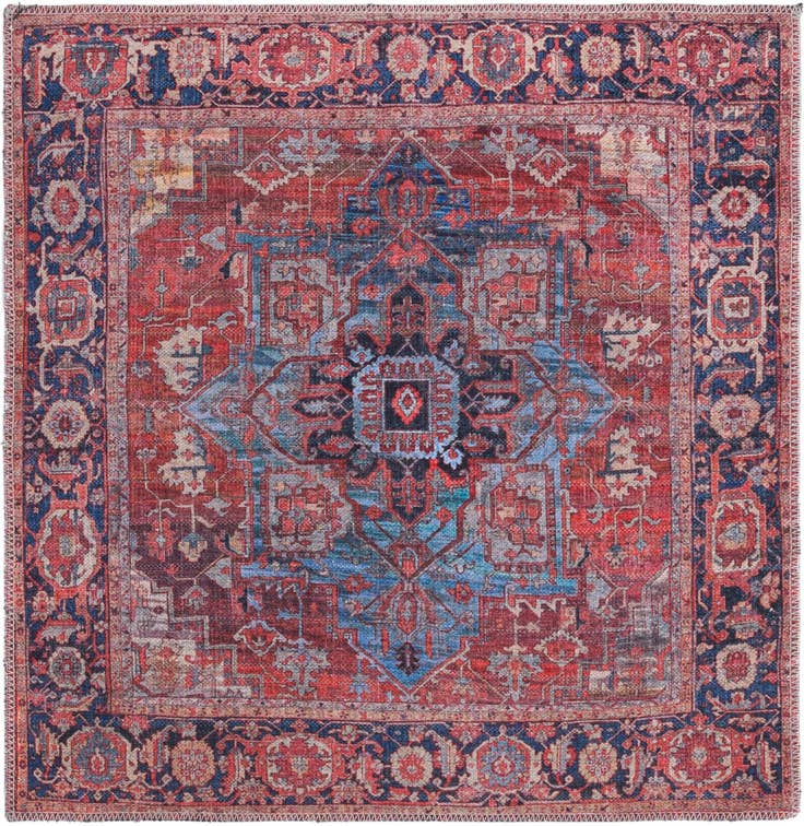 Detail image of 3' 3 x 3' 3 Washable Maahru Square Rug