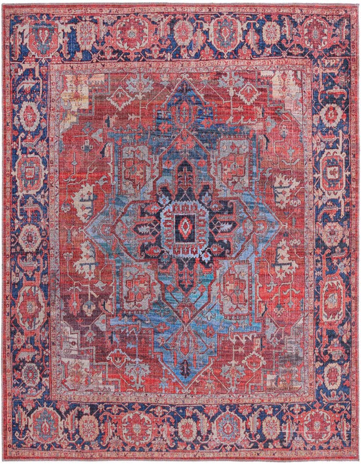 Detail image of 7' 10 x 7' 10 Washable Maahru Square Rug