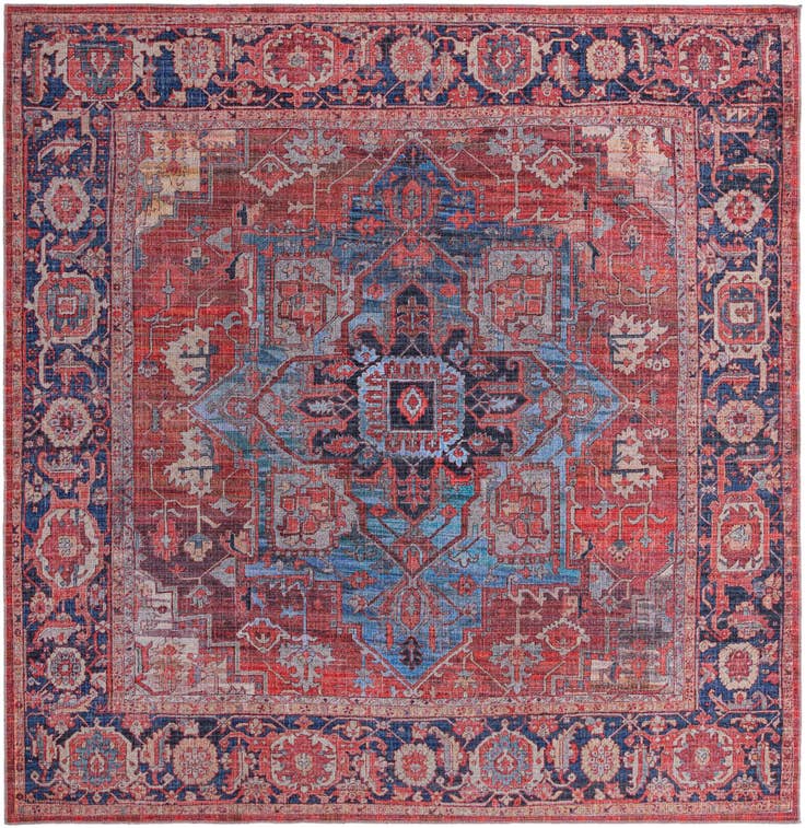 Vue détaillée : 320cm x 320cm Lavable Maahru Tapis Carré