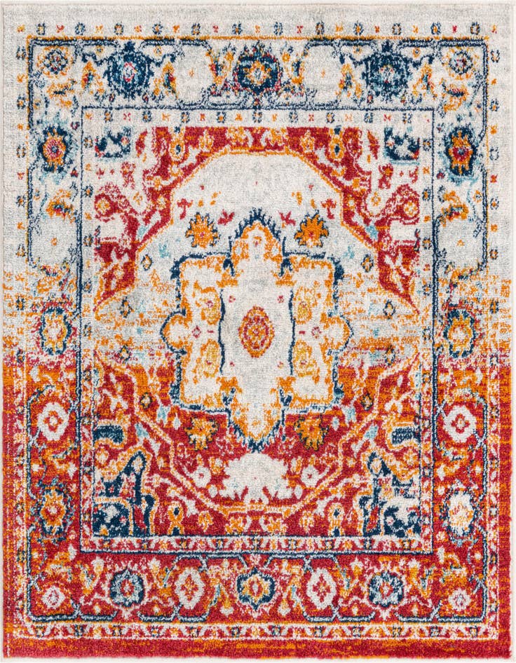 Detail image of 4' x 4' Madeline Vintage Square Rug