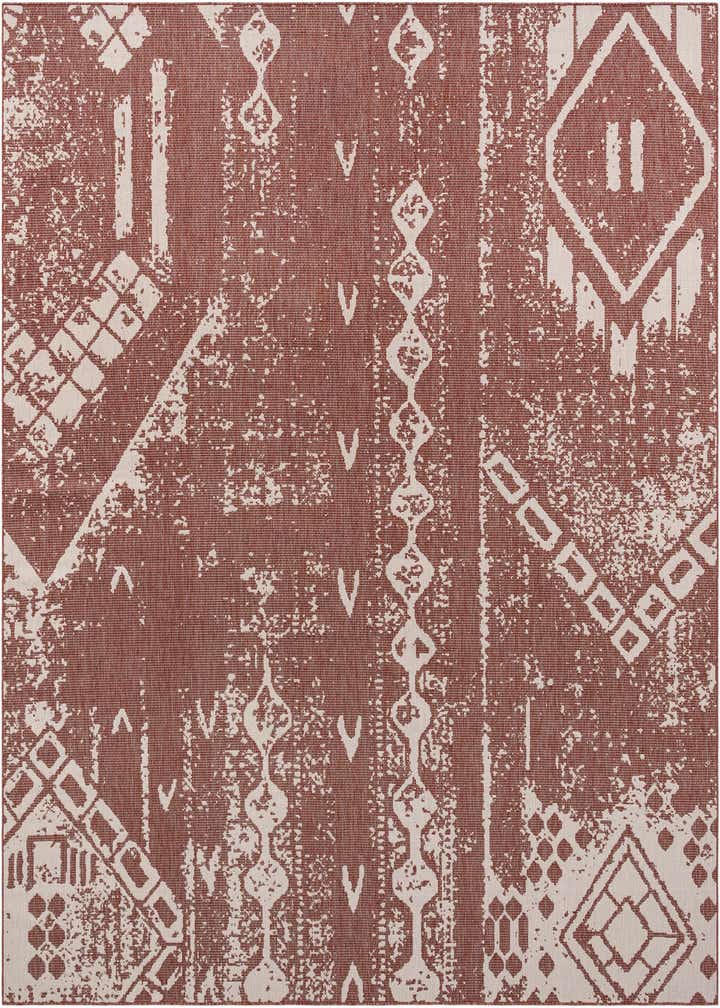 13' x 13' Easy-Clean Bohemian Indoor / Outdoor Square Rug