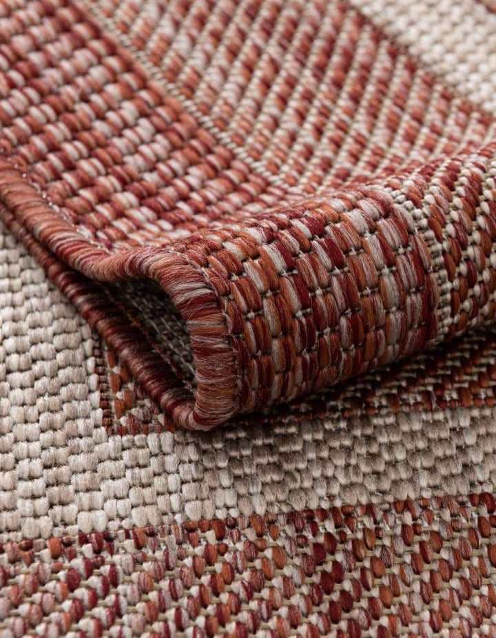 10' x 10' Easy-Clean Border Indoor / Outdoor Square Rug