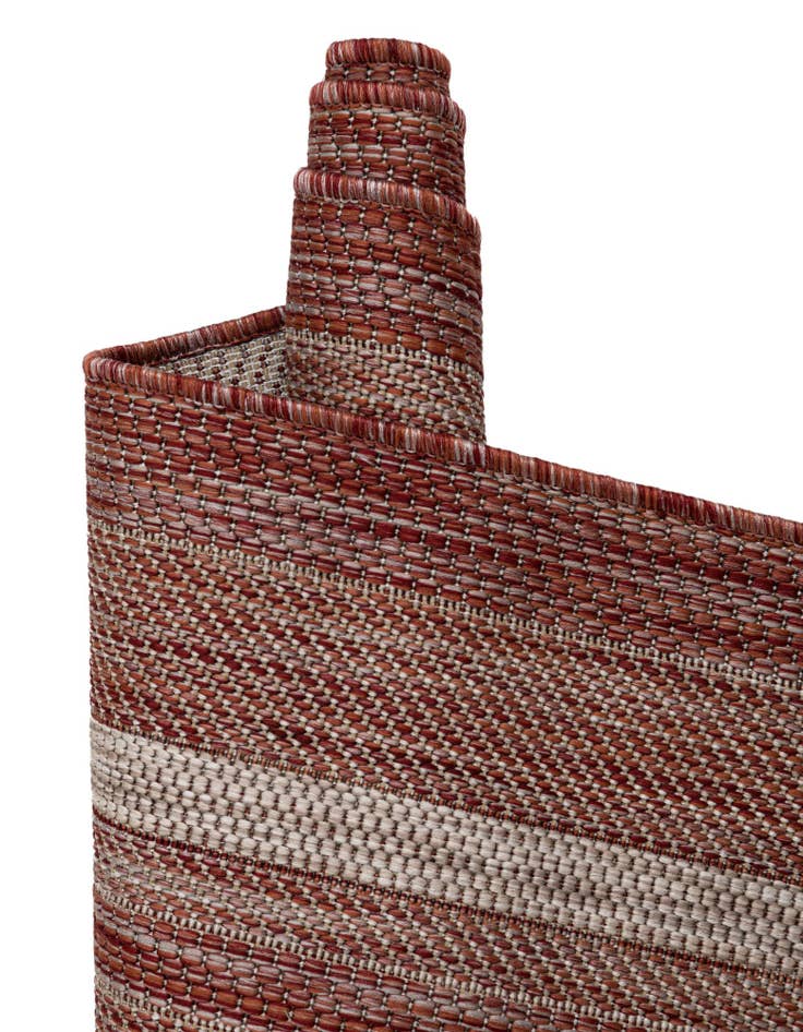 Detail image of 10' x 10' Easy-Clean Border Indoor / Outdoor Square Rug