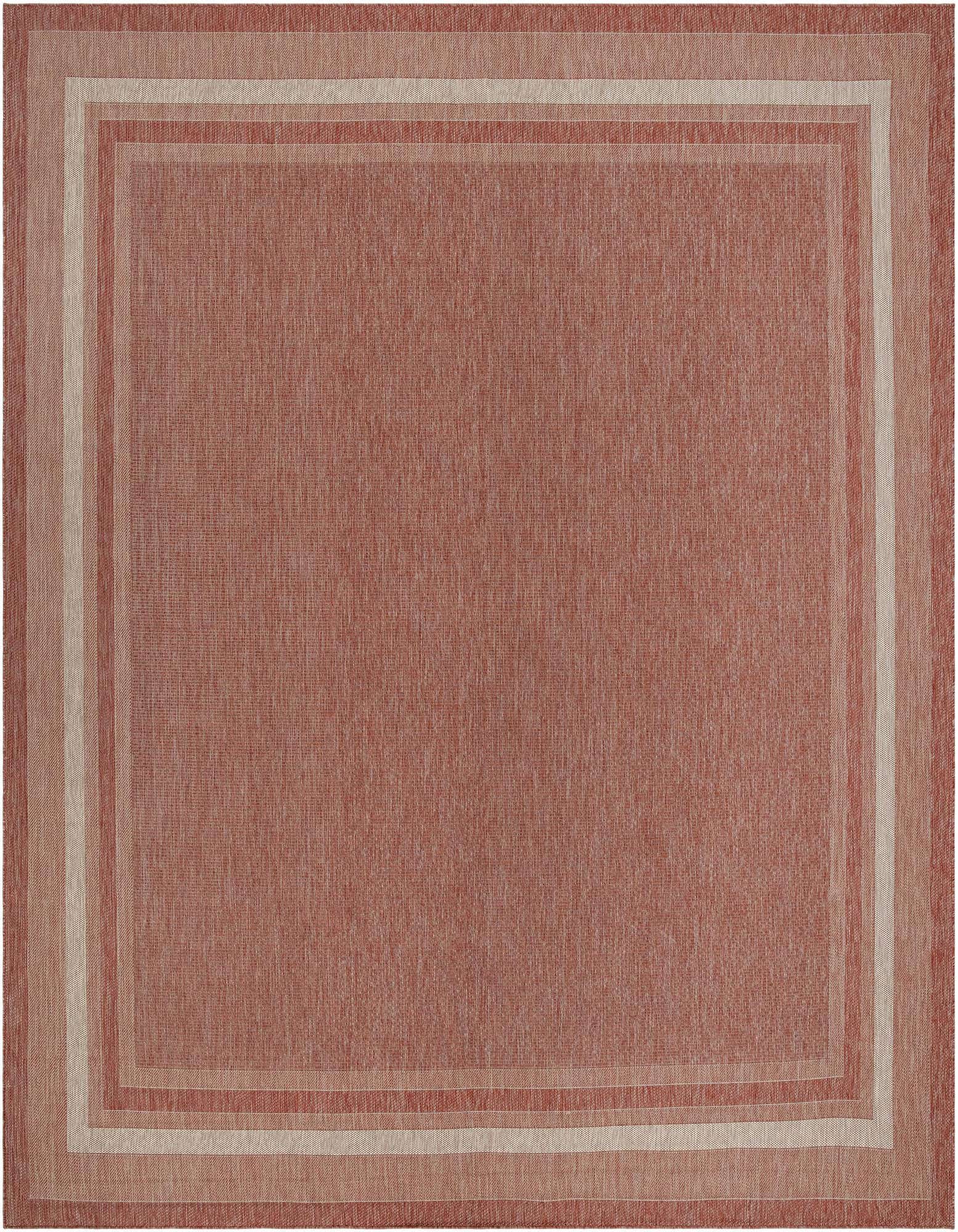 13' x 13' Easy-Clean Border Indoor / Outdoor Square Rug