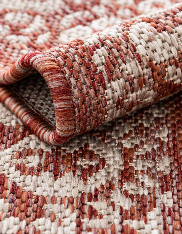 Detail image of 10' 8 x 10' 8 Easy-Clean Border Indoor / Outdoor Square Rug
