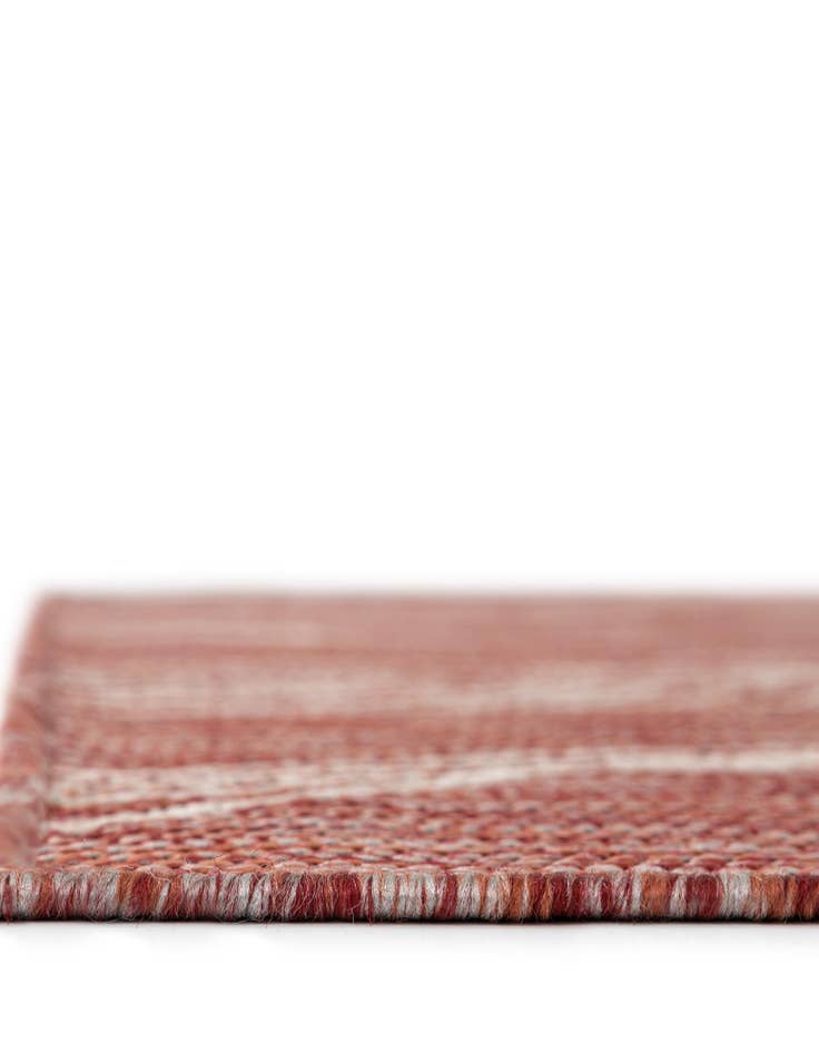 Detail image of 13' x 13' Easy-Clean Botanical Indoor / Outdoor Square Rug