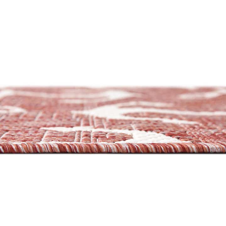 5' 3 x 5' 3 Easy-Clean Coastal Indoor / Outdoor Square Rug